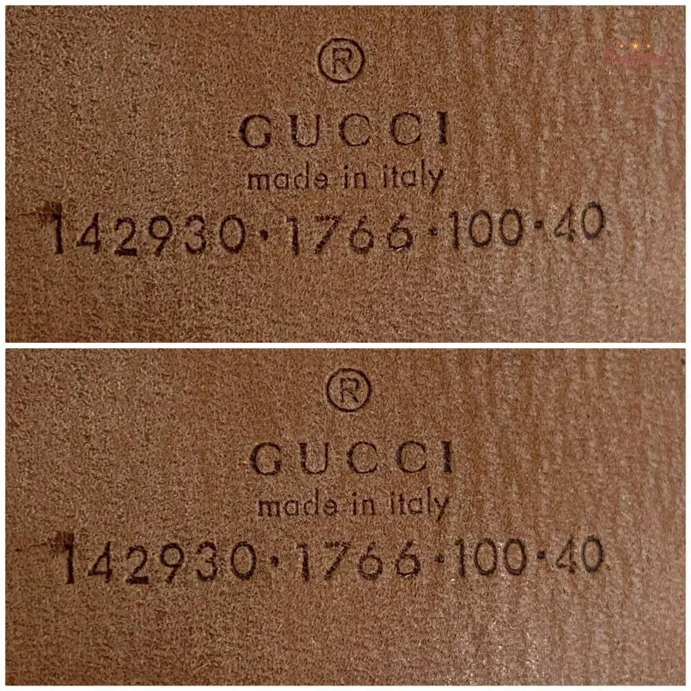 Authentic GUCCI White GG Plus Coated Canvas Leather Interlocking G Belt 80/32 - Picture 7 of 13